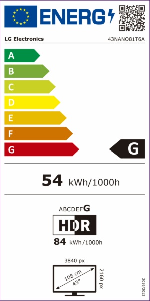 TELEVISOR LED LG 43NANO81T6A